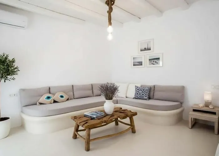 Intimate Mykonos Luxury W Jacuzzi & Sea View Houlakia (Mykonos)