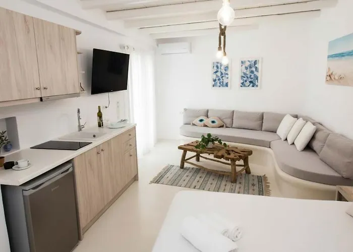 Intimate Mykonos Luxury W Jacuzzi & Sea View بيت للعطل *