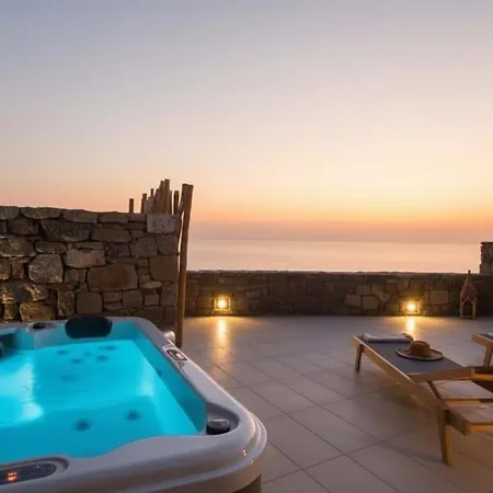 Intimate Mykonos Luxury W Jacuzzi & Sea View