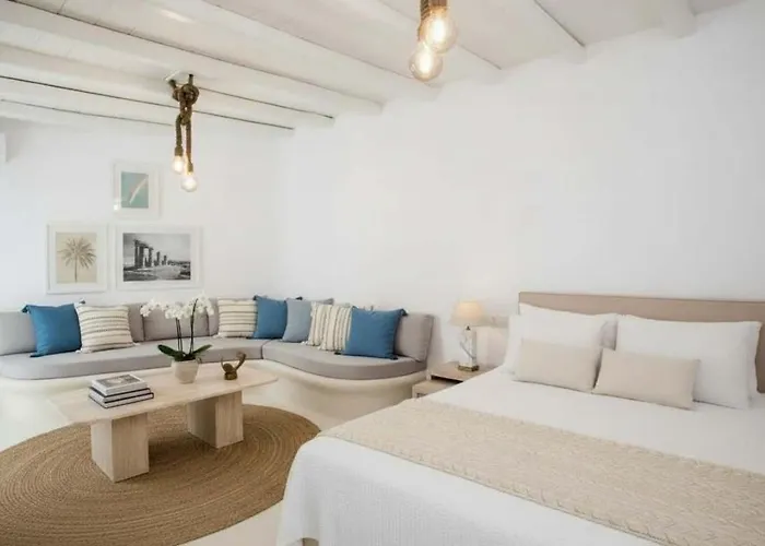 Intimate Mykonos Luxury W Jacuzzi & Sea View Дом отдыха *