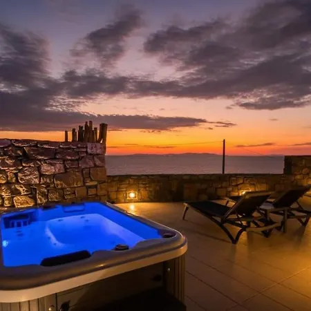 別荘 Intimate Mykonos Luxury W Jacuzzi & Sea View